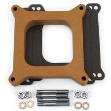 Edelbrock Carburetor Spacer 1" Open Wood Fiber Laminate 4-Barrel