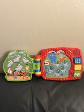 Sesame Street Elmo Goes to the Farm Interactive Musical Toy Book Letters/Numbers