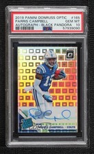 2019 Donruss Optic Black Pandora Prizm 7/25 Parris Campbell #165 PSA 10 Auto mv7