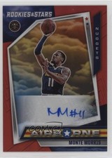 2021 Panini Chronicles Airborne Signatures Red Monte Morris #AIR-MON Auto 1b20