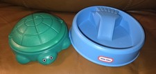 Vintage Little Tikes Dollhouse Size Miniature Sandbox and Pool