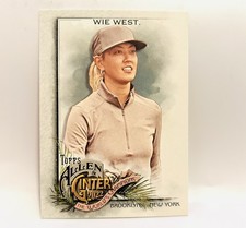 Michelle Wie West 2022 TOPPS ALLEN & GINTER CARD #231 GOLFER