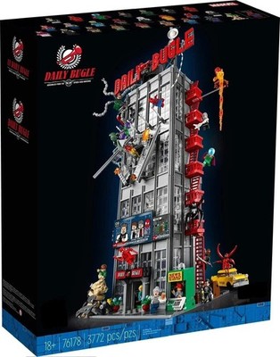Daily Bugle 76178 Building Bricks Set 3789 Pieces Without Box