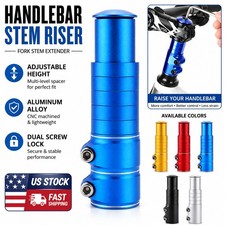 Bike Stem Riser 1-1/8" Adjustable Handlebar Extender for Bicycle Road Bike MTB