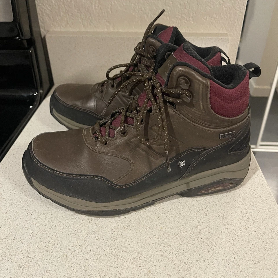 New Balance 1400 Botas Mujer 8.5D Cuero Marrón Impermeables Senderismo Aire Libre Foto 2 de 4