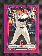 2026 Bowman Baseball paper fuchsia - CHASE DeLAUTER rookie /299 - Guardians
