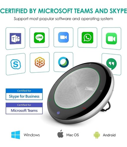 Yealink CP700-TEAMS Bluetooth/USB Speakerphone Certified For Microsoft Teams - Picture 5 of 10