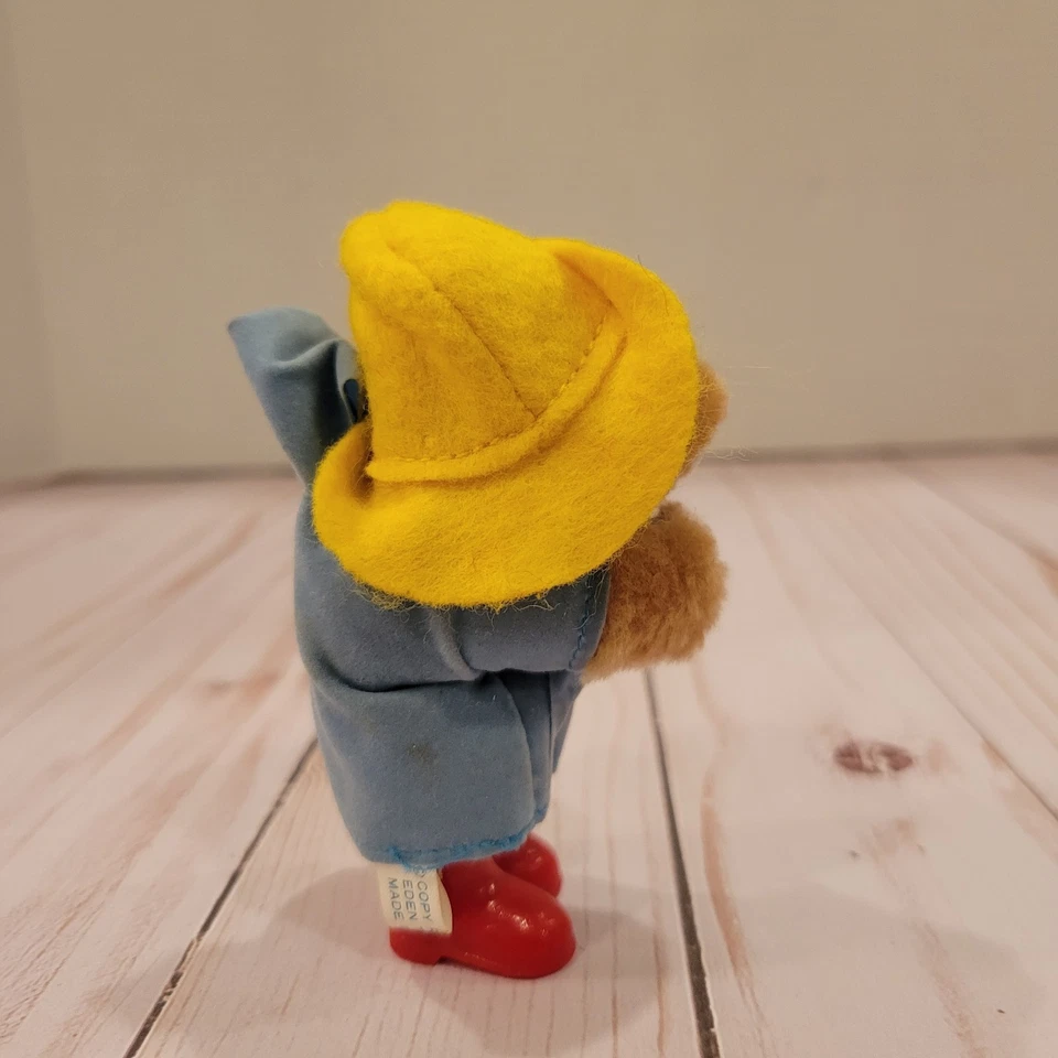 Vintage Paddington Bear Blue Yellow Mini  2” Clip On Hugger Rare ! - Image 4 of 4