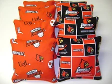 8 CORNHOLE BEAN BAG BAGGO CORN LOUISVILLE CARDINALS  