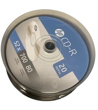 Lot Of 4 Pack- HP CD-R . 52X 700 MB 80 Mins, 20 Pcs Per Pack Total Of 80 Discs