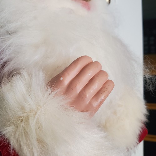 JUMBO Large Porcelain Santa Claus Advent Calendar Christmas Stocking - 40" READ - Picture 4 of 9