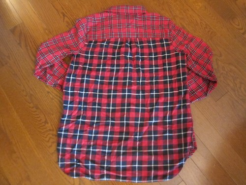 Madewell Classic Ex-Boyfriend Button Down Red Plaid Women's Medium - Picture 6 of 9