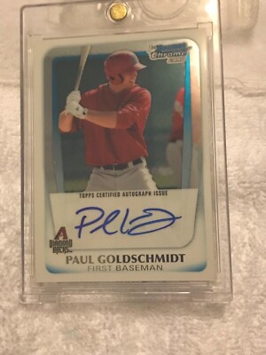 2011 Bowman Chrome Rookie RC Prospect SP AUTO Paul Goldschmidt (St 
