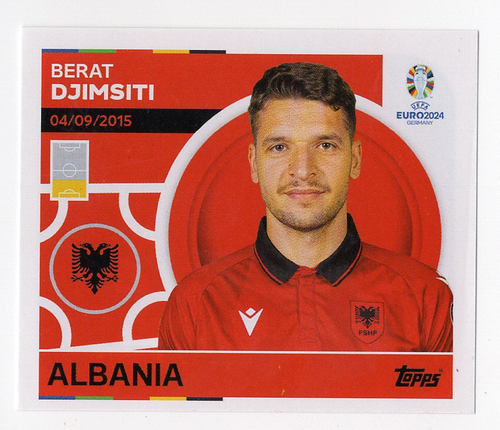 Topps UEFA Euro 2024 Stickers #TOPPS 1 - #ALB 21 - Picture 220 of 235