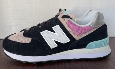 Size 9 - New Balance 574 Black Madder Rose for sale online | eBay