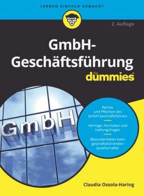 Thumbnail - Gmbh-geschäftsführung Für Dummies Claudia Ossola-haring Taschenbuch