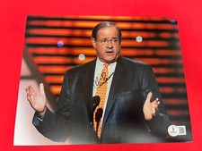 Chris Berman ESPN Signed Auto 8x10 PHOTO Beckett BAS Authenticated