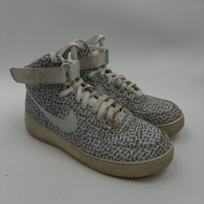 NIKE AIR FORCE Ones High '07 LV8 Just Do It All Over 2018 AQ9648-100 Men's 9.5
