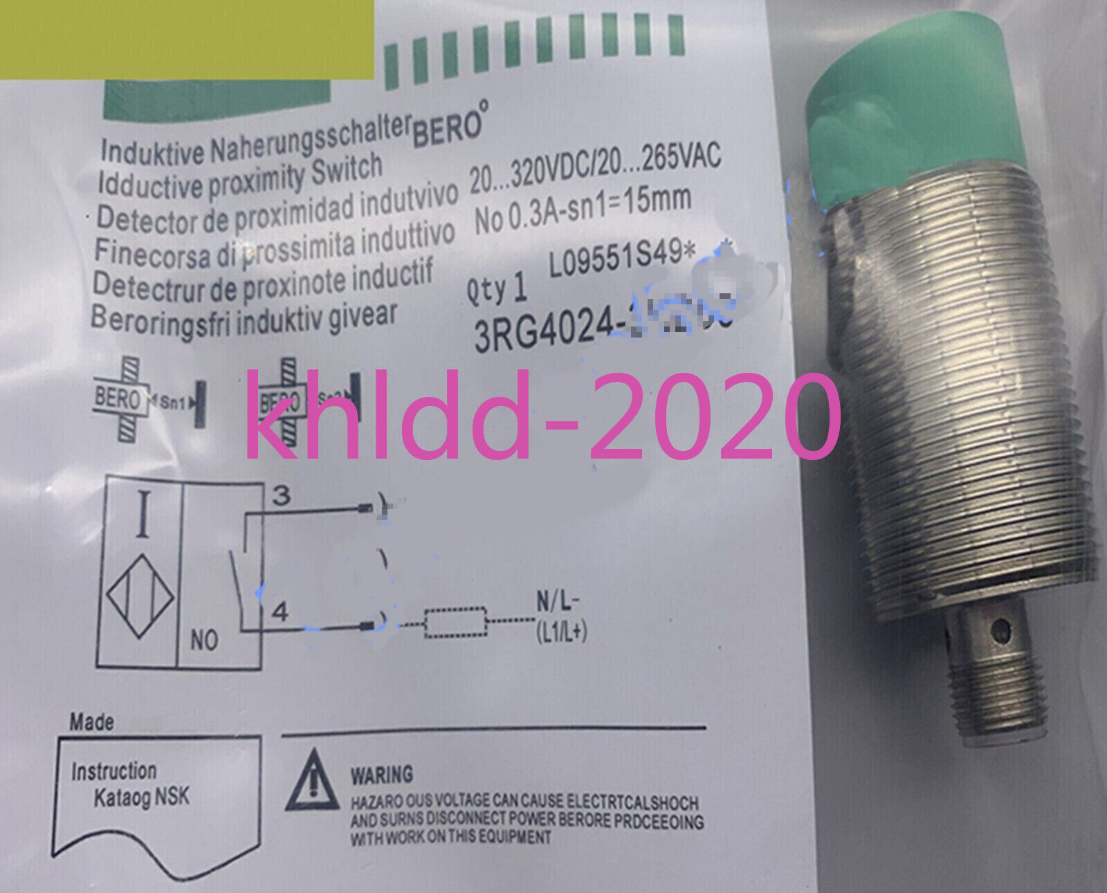 New In Box PEPPERL FUCHS 3RG4014-0KA00-PF Sensor