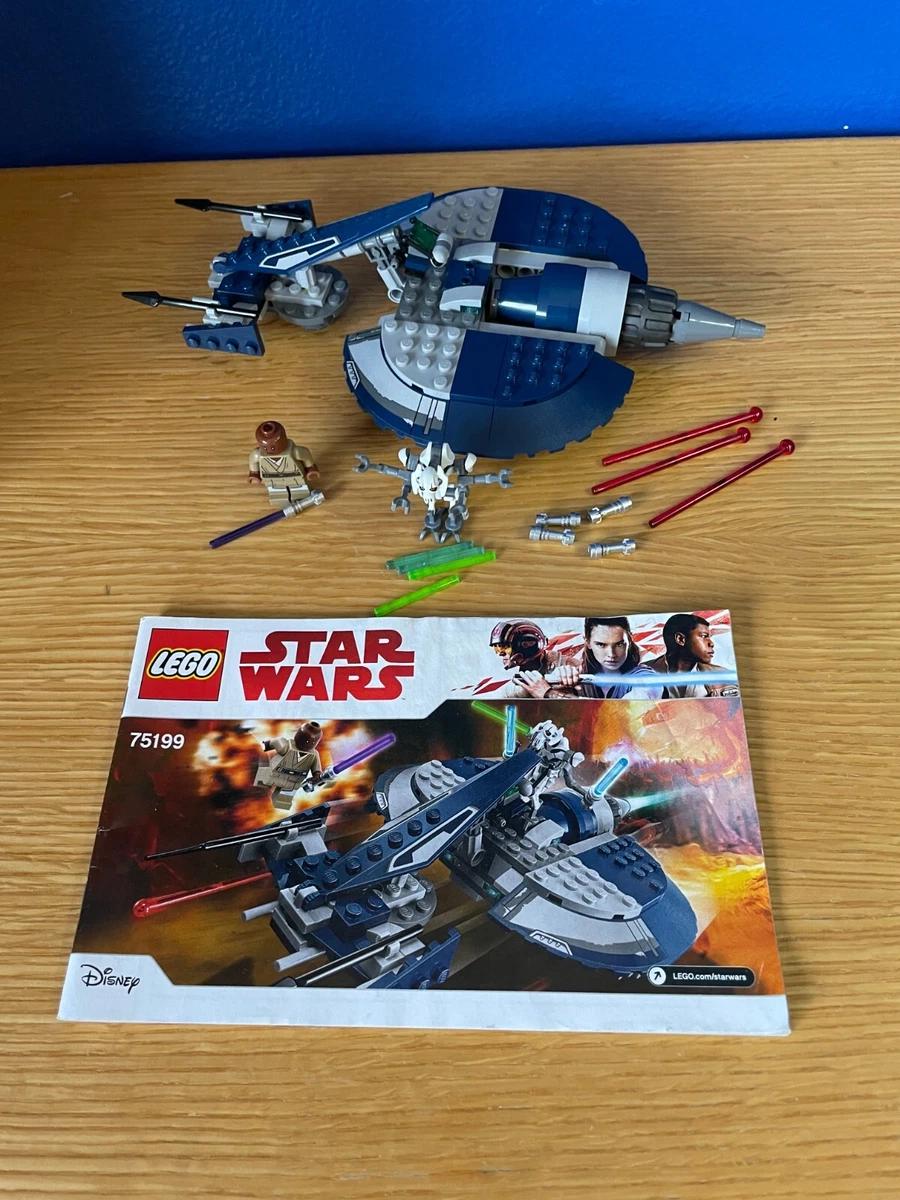 Udled Stå op i stedet Senatet LEGO Star Wars 75199 General Grievous Combat Speeder | eBay