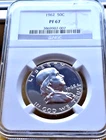 1962 NGC PF 67 SILVER FRANKLIN HALF DOLLAR .50C