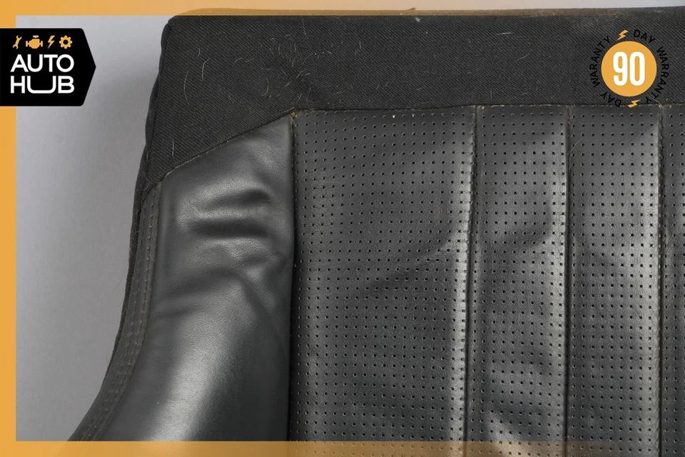 03-06 Cojín asiento inferior delantero izquierdo negro Mercedes W220 S55 S65 AMG fabricante de equipos originales Foto 2 de 4