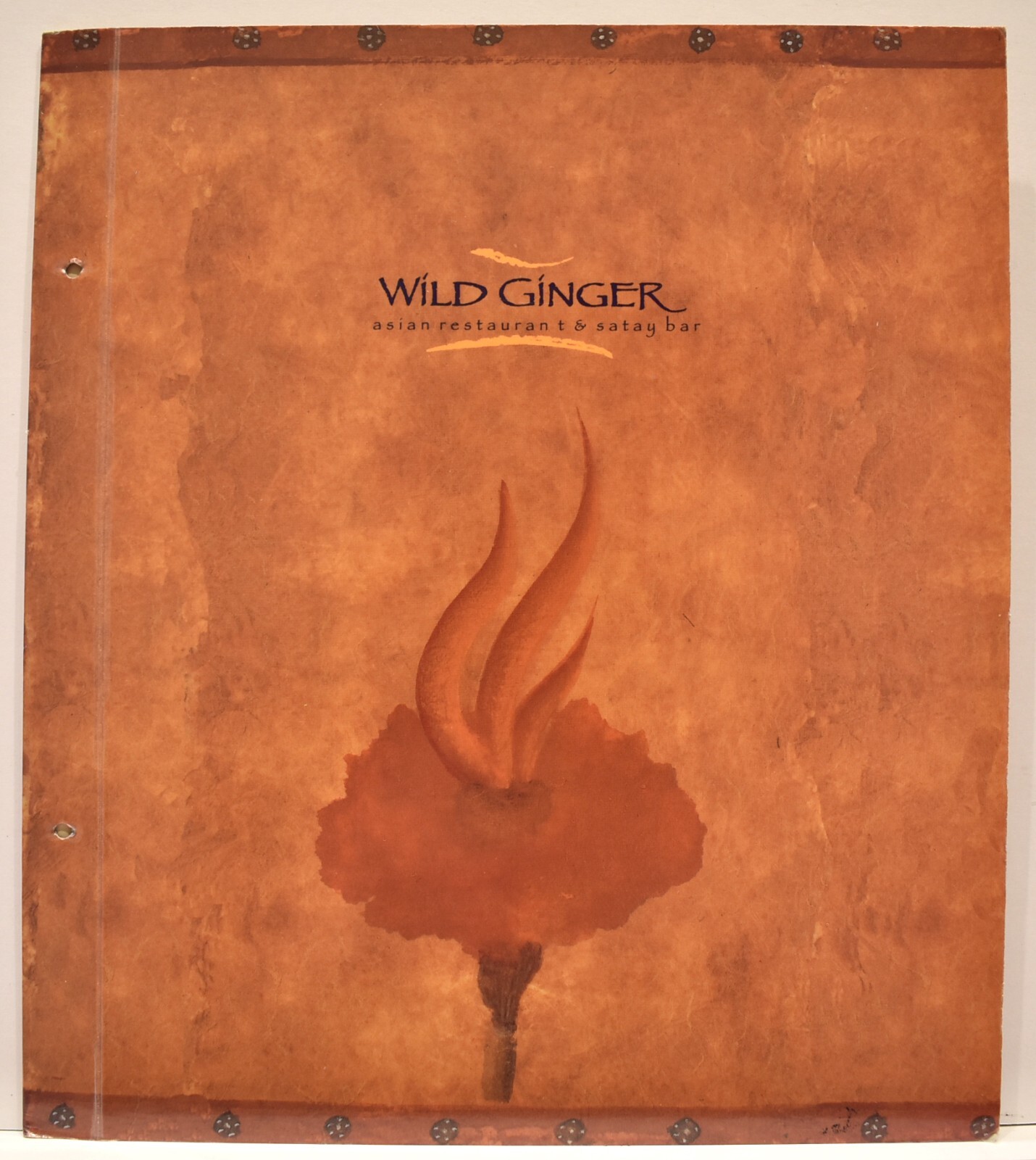 2003 Wild Ginger Asian Restaurant And Satay Bar Menu Seattle Washington ...