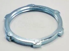 Bridgeport Fittings 105-S, Conduit Locknut, 1-1/2In Ul Steel Conduit Ln, 1 PC