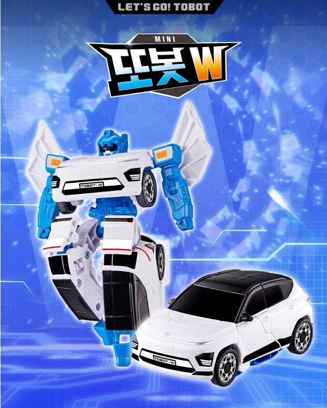 2024 New Mini Tobot W Transforming Robot Hyundai Kona