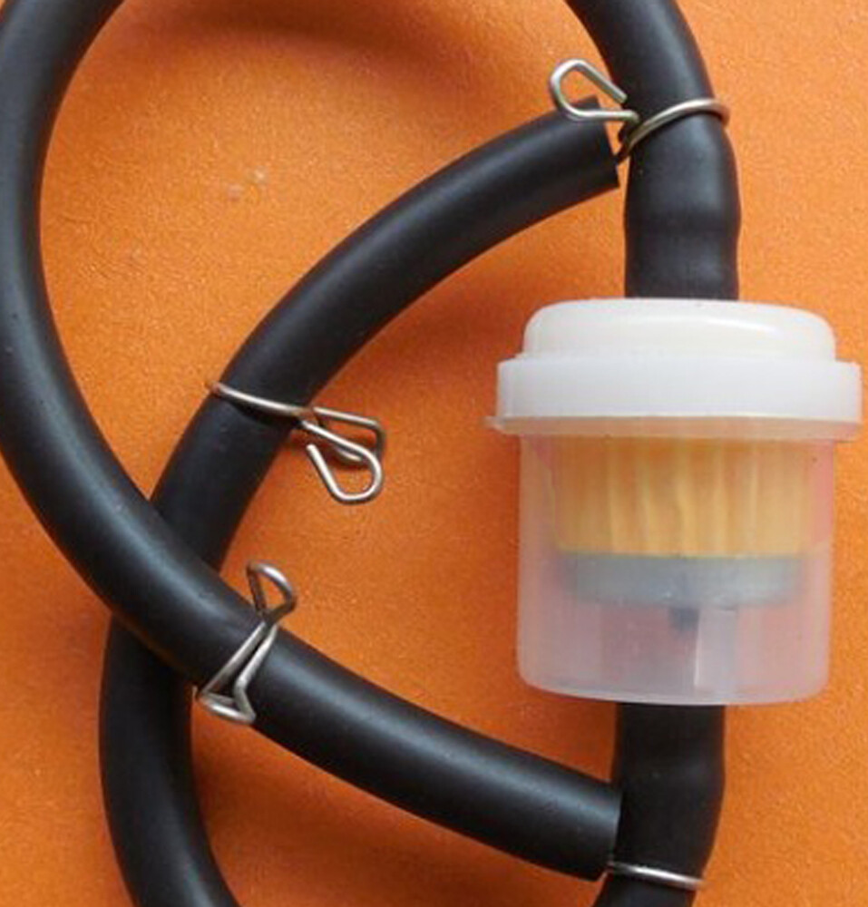 6mm Universal Inline Fuel Filter Motorcycle Gasoline Fuel Oil Filter Petrol Inli