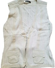 Damen Wolle, Angora,Kaschmir Weste Gr.36.cremig-weiss.NEUWERTIG!!!