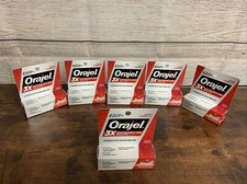 Orajel 3X Toothache  Gum Pain Medicated Extra Gel Tube 0.25oz EXP 3/24 Lot X6