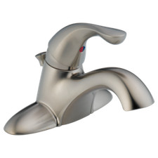 Delta Classic Centerset Bathroom Faucet 1-Handle Stainless-Certified Refurbished