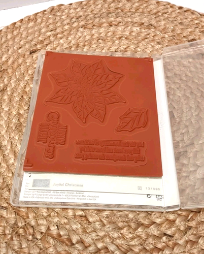 Stampin' Up! Stamp Set Joyful Christmas 4 Stamps Joyful Poinsettia - Picture 2 of 2