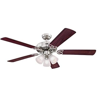Westinghouse Lighting 7237100 Vintage Indoor Ceiling Fan with