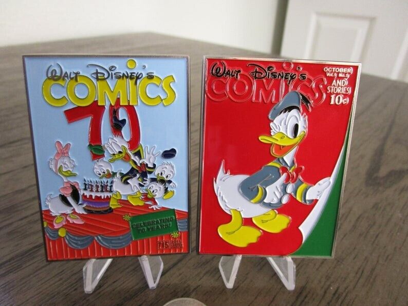 Disney Comics 70 Years Donald Duck Challenge Coin