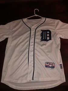 justin verlander autographed jersey