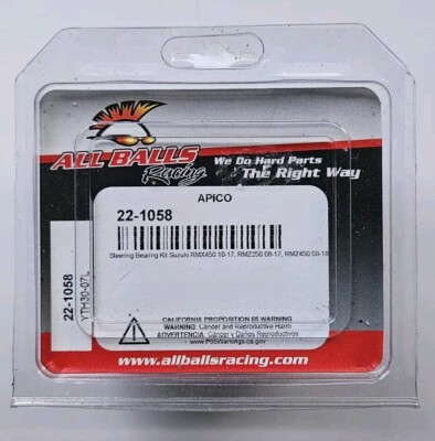 NEU ALLE KUGELN SUZUKI RMZ250/RMZ450 LENKLAGERSATZ 22-1058 + RMX450