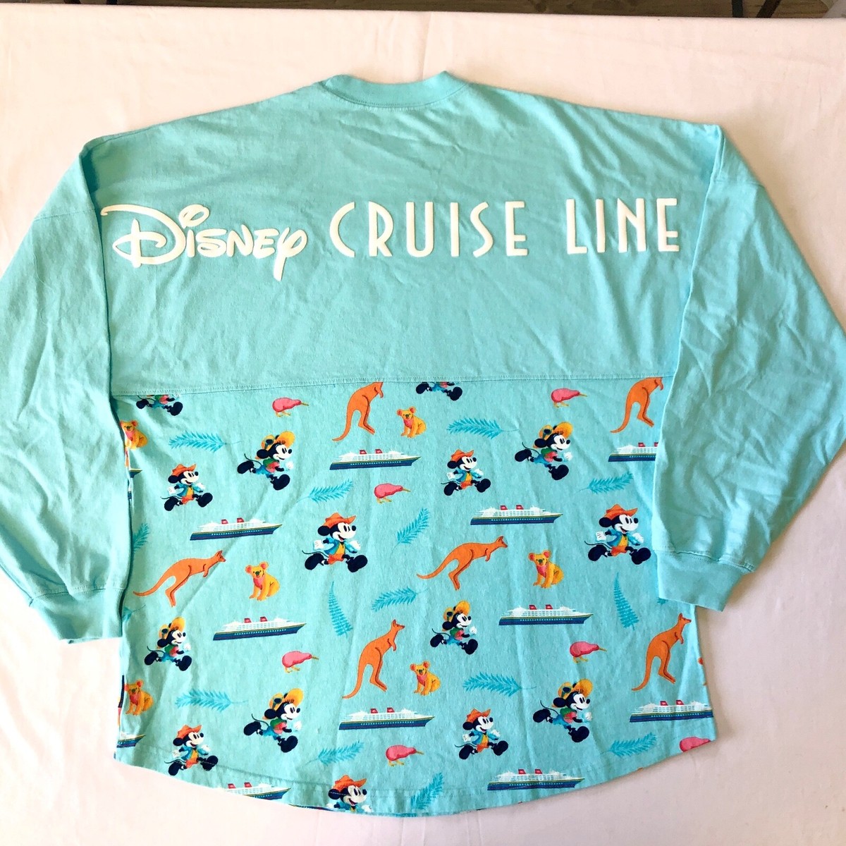 ディズニークルーズライン スピリットジャージー Disney Cruise Line Spirit Jersey Blue Mickey Minnie Mouse