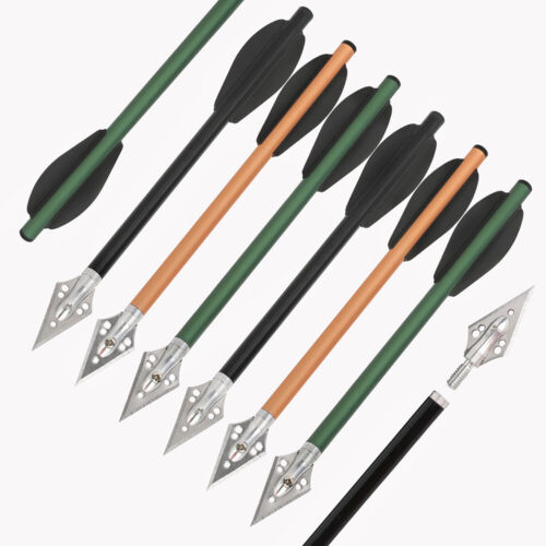 24X Armbrustpfeile Aluminium Armbrustbolzen 6.3" Bogenschießen Pistolenarmbrust - Bild 3 von 21