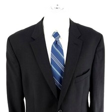 Pronto Uomo Wool 2 Button Blazer 44R Charcoal Gray
