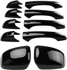 Black Mirror Door Handle Covers Set For Jeep Grand Cherokee 2011 Dodge Durango Black Mirror Door Handle Covers Set For Jeep Grand Cherokee 2011 Dodge Durango