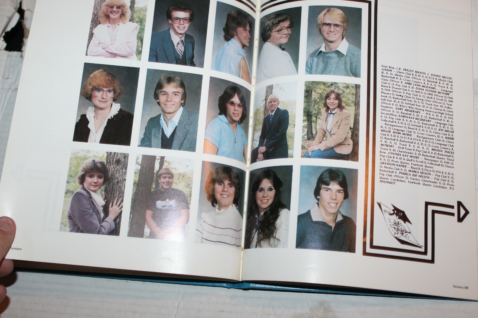 Shakamak High School Jasonville Indiana Laker Log Yearbook 1982 eBay