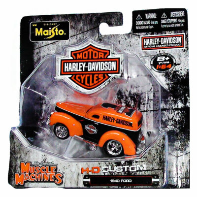 Maisto HARLEY DAVIDSON Motor Cycles   1940 FORD - H-D Custom Series  