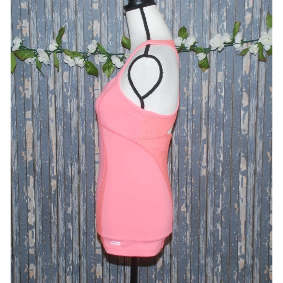 Sujetador Lorna Jane Talla S Espalda Corredora Rosa Caliente Sin Mangas Atlético Forrado Spandex Incorporado Foto 4 de 4