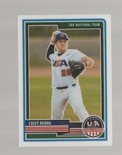 V78) 2023 Panini USA Baseball Stars and Stripes Casey Borba RC #3