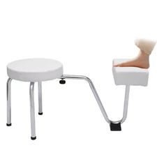 Portable Salon Spa Pedicure Stool Foot Rest Stool Chair Height Length Adjustable