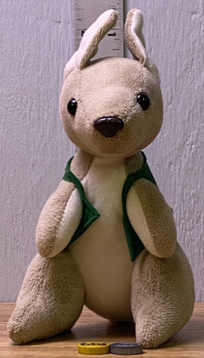 Kangaroo Green Vest Australian Zoo Crocodile Hunter Plush 7'' -GDJ-P-1219