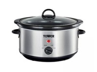 TOWER T16039Y 3.5 LITRE SLOW COOKER IN STAINLESS STEEL