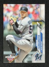 2020 Topps Opening Day Rookie #29 - Jordan Yamamoto RC - Miami Marlins